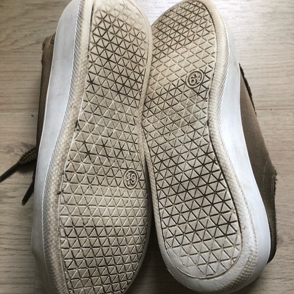 Green Satin Mossimo Supply Co. Lace Up Shoes - Picture 3 of 4